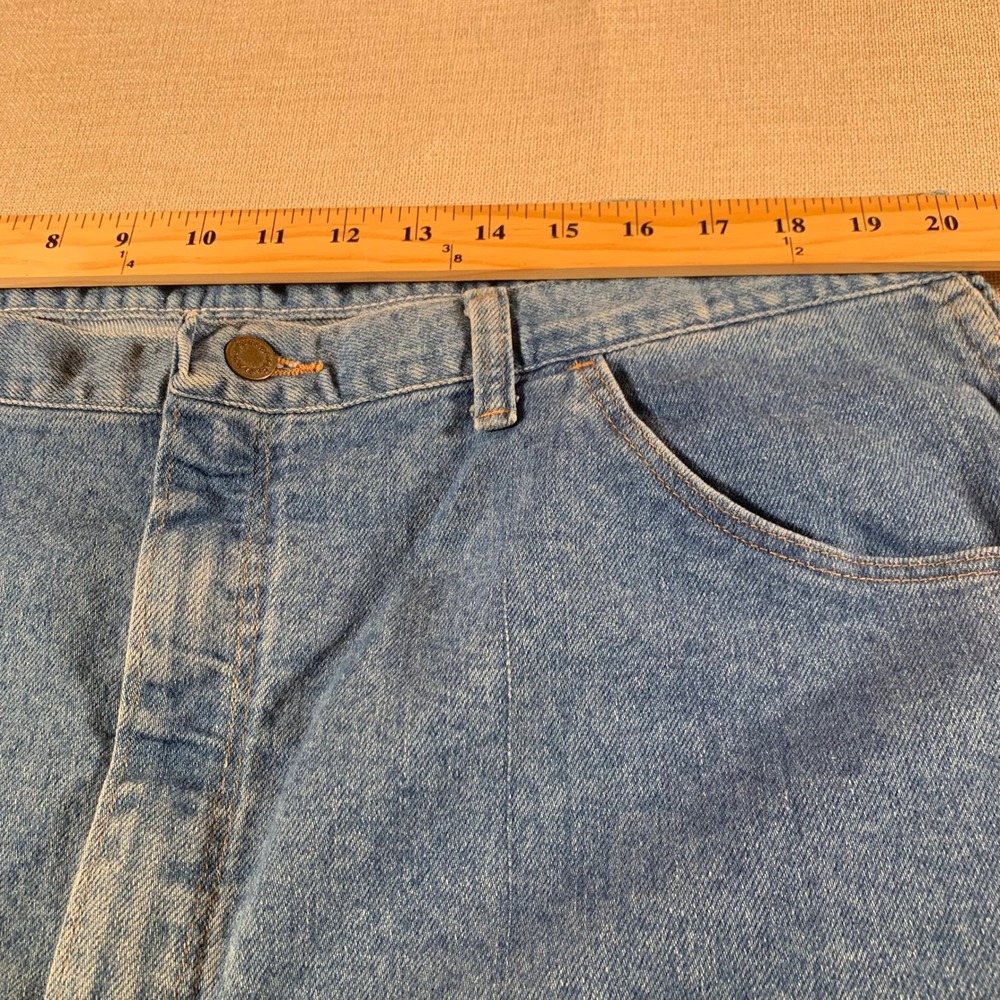 Vintage Made in USA Wrangler Jeans 42x30 Fit. 40x29 Stretch Classic Fit - Picture 6 of 10